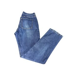 Mott & Bow Boyfriend Fit Blue Denim Jeans Size 31 Relaxed Casual Everyday